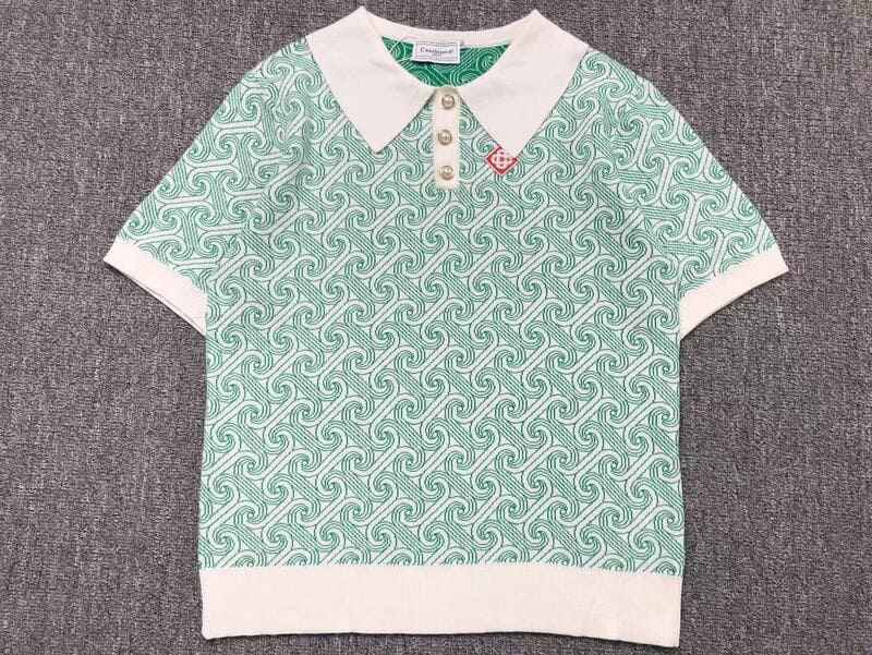 Camiseta Casablanca Jacquard Monogram Polo