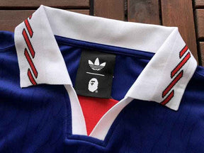 Camiseta BAPE x Adidas SSL Flame Japan Blue