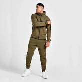 Conjunto Nike Tech Fleece Rough Green Black