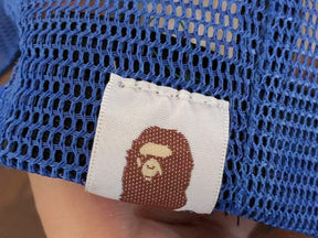 Boné BAPE x Stussy Trucker Blue