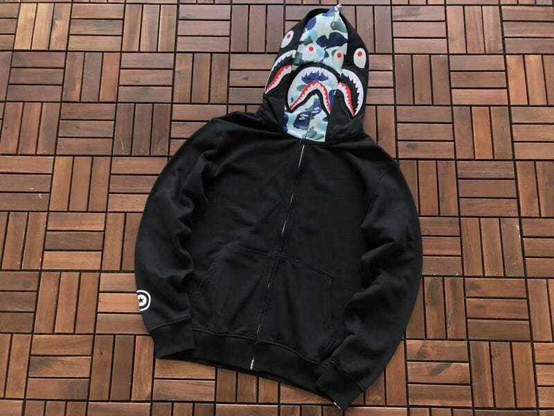 Moletom Bape Shark ABC Blue Black