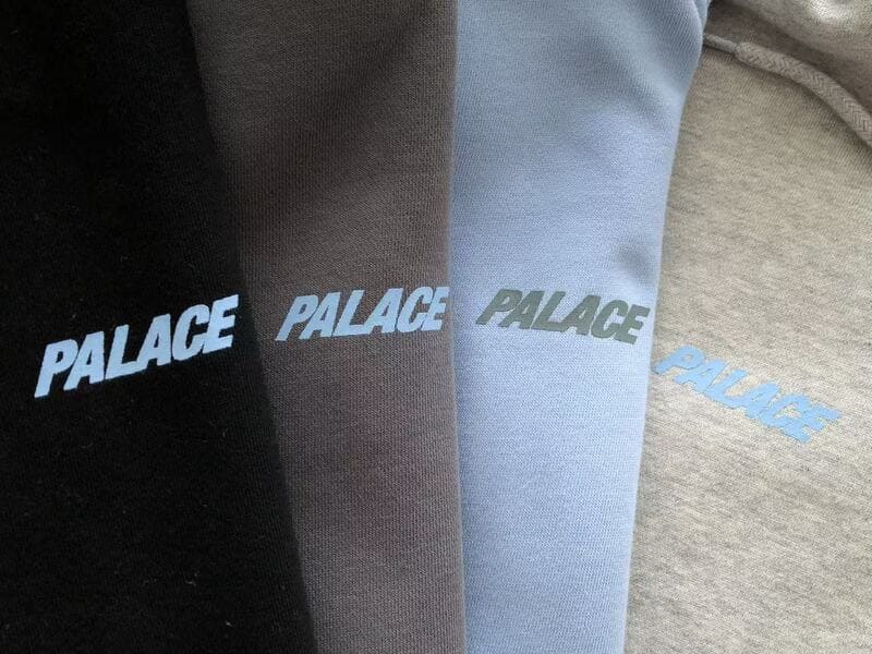 Moletom Palace x Nike Font Swoosh Grey Marl